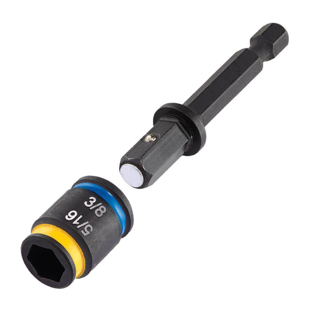 Malco  MSHC1 Blue Magnetic Hex Nut Driver, 5/16, 3/8 in Hex