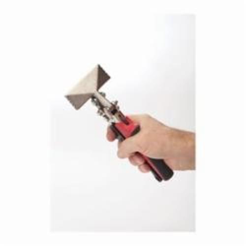 Malco  S3R Offset Hand Seamer, 24 ga Metal Gauge, 3-1/4 in W x 1-1/4 in D Straight Jaw, Graduations 1/4 in Increments, Ergonomic/RedLine  Handle