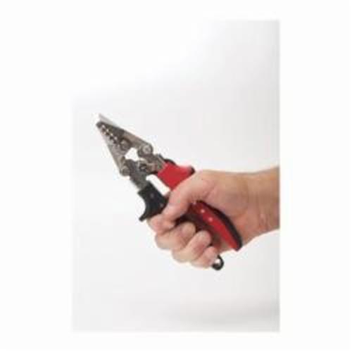 Malco  S2R Hand Seamer, 24 ga Metal Gauge, 3-1/4 in W x 1-1/4 in D Straight Jaw, Graduations 1/4 in Increments, Ergonomic/RedLine  Handle