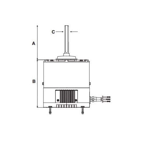 MARS 10874 AZURE 1/8-1/2HP COND MTR