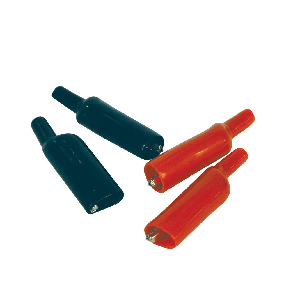 MARS 86078 ALLIGATOR CLIP 4PK RED/BLACK