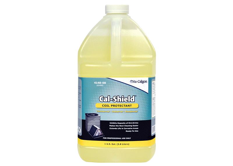 Nu-Calgon 4148-08 Cal-Shield Protectant Cleaner, 1 gal Container Bottle Container, Liquid Form, White