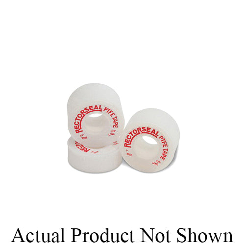 RectorSeal  35942 Pipe Thread Sealant Tape, 260 in L x 1/2 in W, PTFE, Domestic