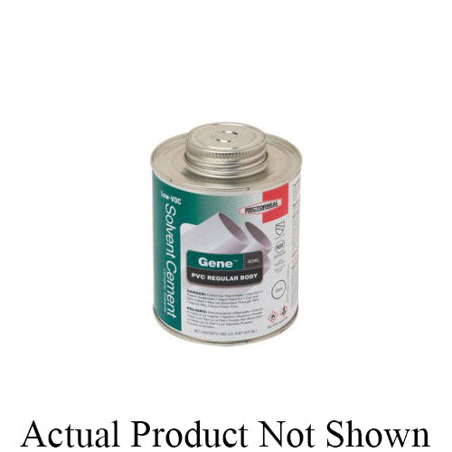 RectorSeal  Gene  404L 55901 Low VOC Regular Body Solvent Cement, 0.25 pt Container, Clear