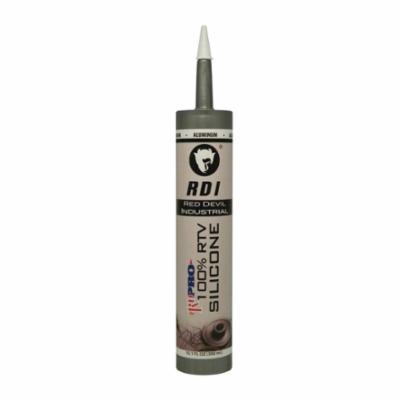 Red Devil  RD PRO  08165I Industrial Grade RTV Silicone Sealant, 10.1 oz Cartridge, Gray, Proprietary Siloxane Blend Base