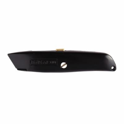 Red Devil  3204 Adjustable Utility Knife, Retractable Blade, 2 Blades Included, Die Cast Metal Blade