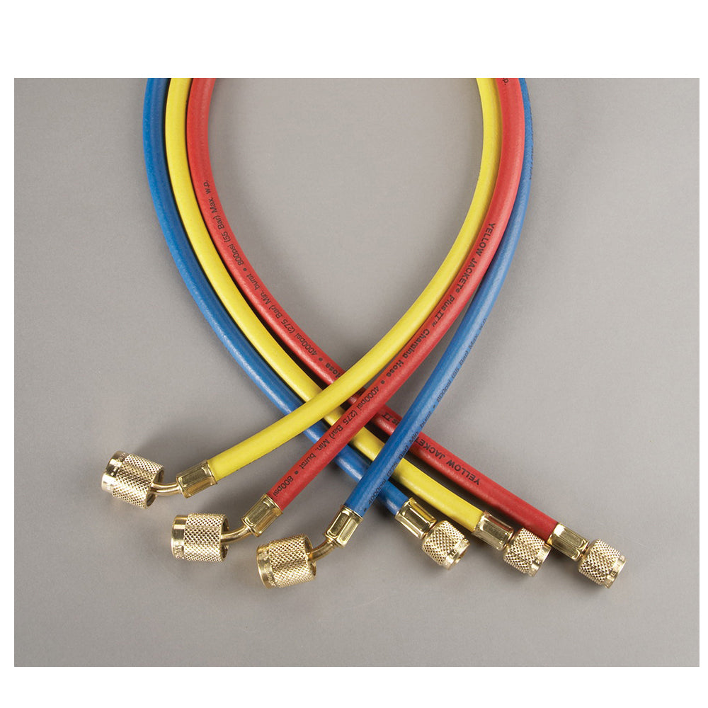Yellow Jacket 22983 CHARGING HOSE 3 SET OF 3 W/SEALRIGHT FITTINGS