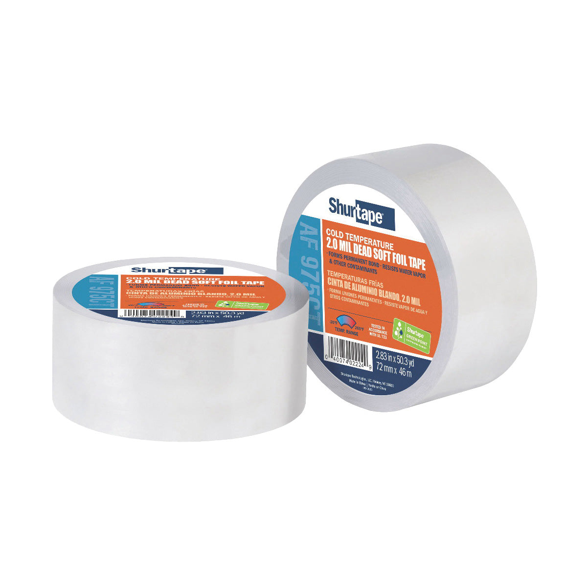 Shurtape Technologies TAPE 232032 AF975 DUCT ALUM FO 2" 50YD