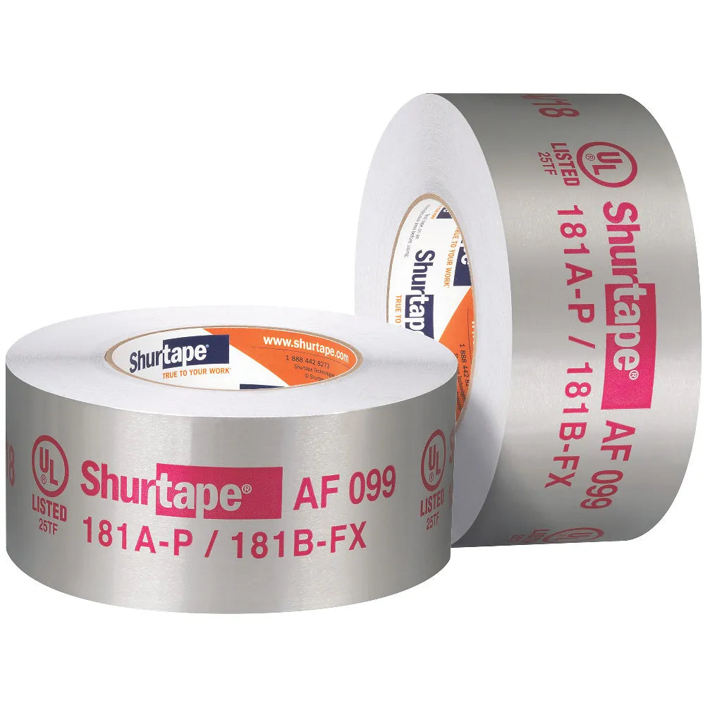 Shurtape Technologies TAPE 232622 AF099 DUCT FOIL 2. X 60YD SILVER UL 181A-P & UL 181B-FX 4 MILS SHURTAPE