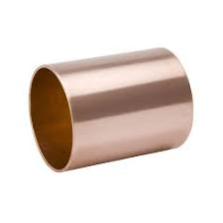 Mueller W10142 5/16^ COUPLING W/STOP 5/16"OD COPPER SOLDER FITTING