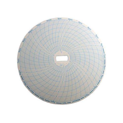 SUPCO CR87-2 RECORDING CHARTS 60/BOX 24 HOURS, -20 TO 50DEG
