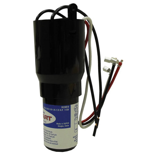 SUPCO RCO810 3 N 1 RELAY 1/12-1/ 1/12-1/5HP 115V RELAY/ OVERLOAD/START CAP