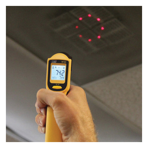 UEi Test Instruments  INF165C Infrared Thermometer, 32 to 122 deg F, +/- 2 %, 0.500694444444444 Focus Spot, 0.95 Fixed, AAA Battery