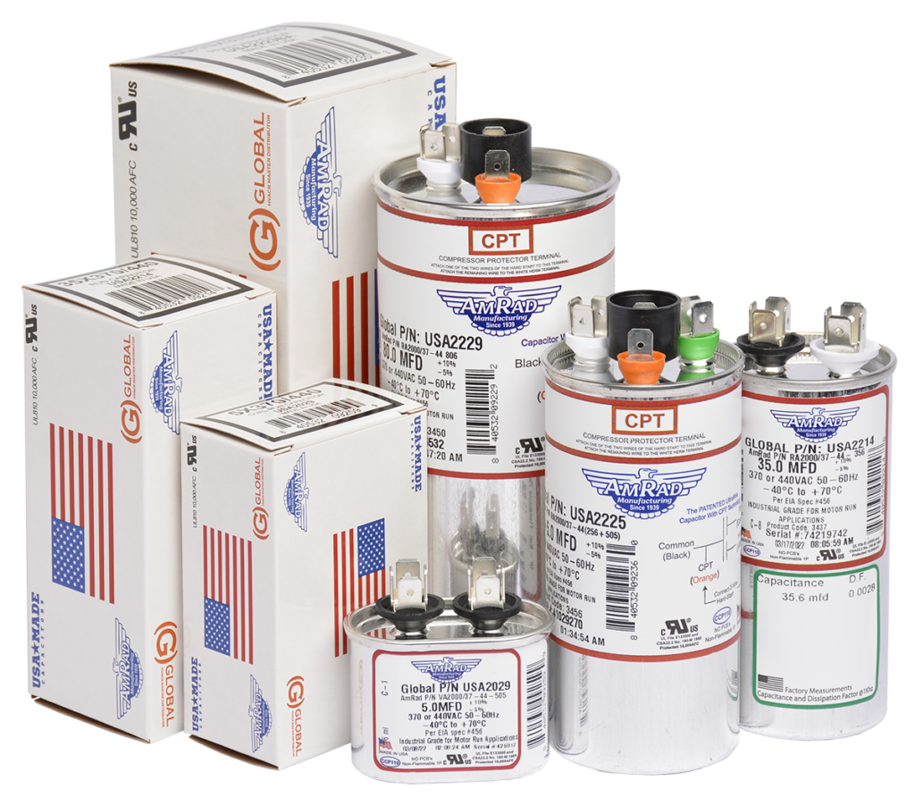RectorSeal USA-2291 35/7.5MFD 370/470V RND USA MADE